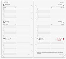 Regent Systemkalender 2027 svart skinn