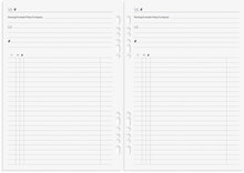 Business Systemkalender A5 2027 brunt skinn