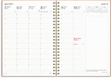 Kalender 2027 Business A5 Twist rosa