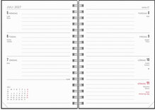 Kalender 2027 Senator A6 Textile svart