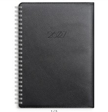 Elevkalender - Kalender Senator A5 Twist svart 2026-2027