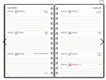 Elevkalender - Kalender Lilla Studieåret Twist svart 2026-2027