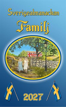 Väggkalender Sverigealmanackan 2027 Familj 25x42cm