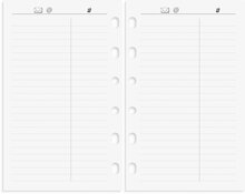 Kalender 2026 Compact Systemkal svart skinn