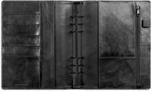 Kalender 2026 Business Systemkal svart skinn