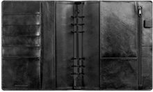 Kalender 2026 Business Systemkal svart skinn