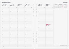 Kalender 2026 Business Systemkal brunt skinn