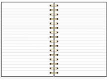 Anteckningsbok - Notebook - A5 Dark Bloom