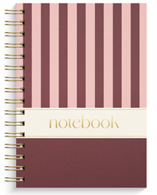 Anteckningsbok - Notebook - A5 Stripes