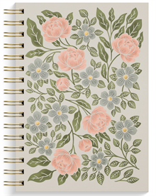 Anteckningsbok - Notebook - A5 Flower Dreams