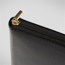 Bibel 2026 Slimline - Bounded leather Svart med dragkedja