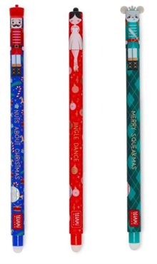 Erasable gel pen, 3-pack, Jul